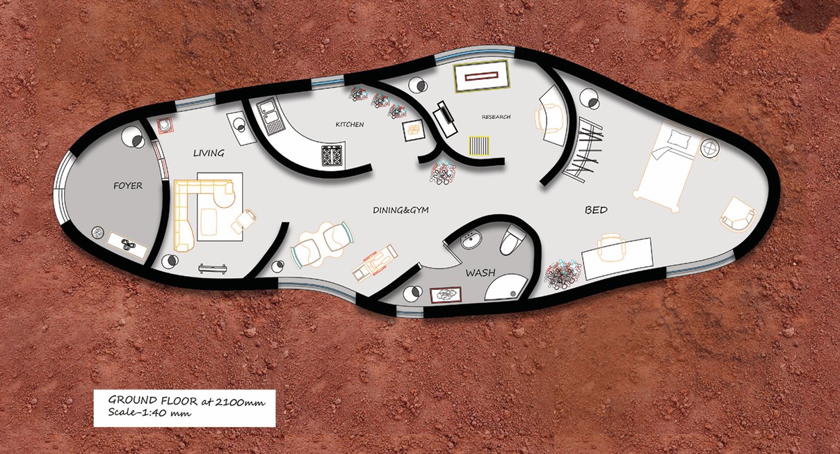 Studio Apartment on Mars